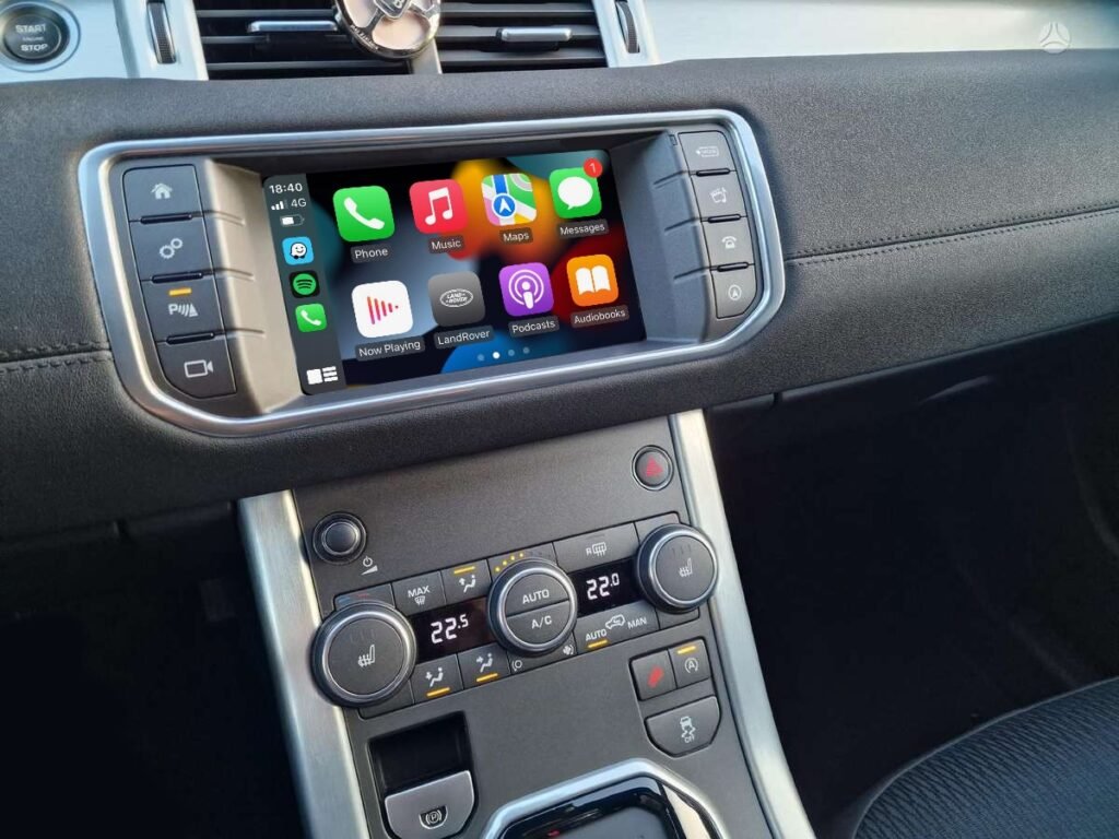 Land Rover Carplay Android Auto MMi interface Carplay.lt