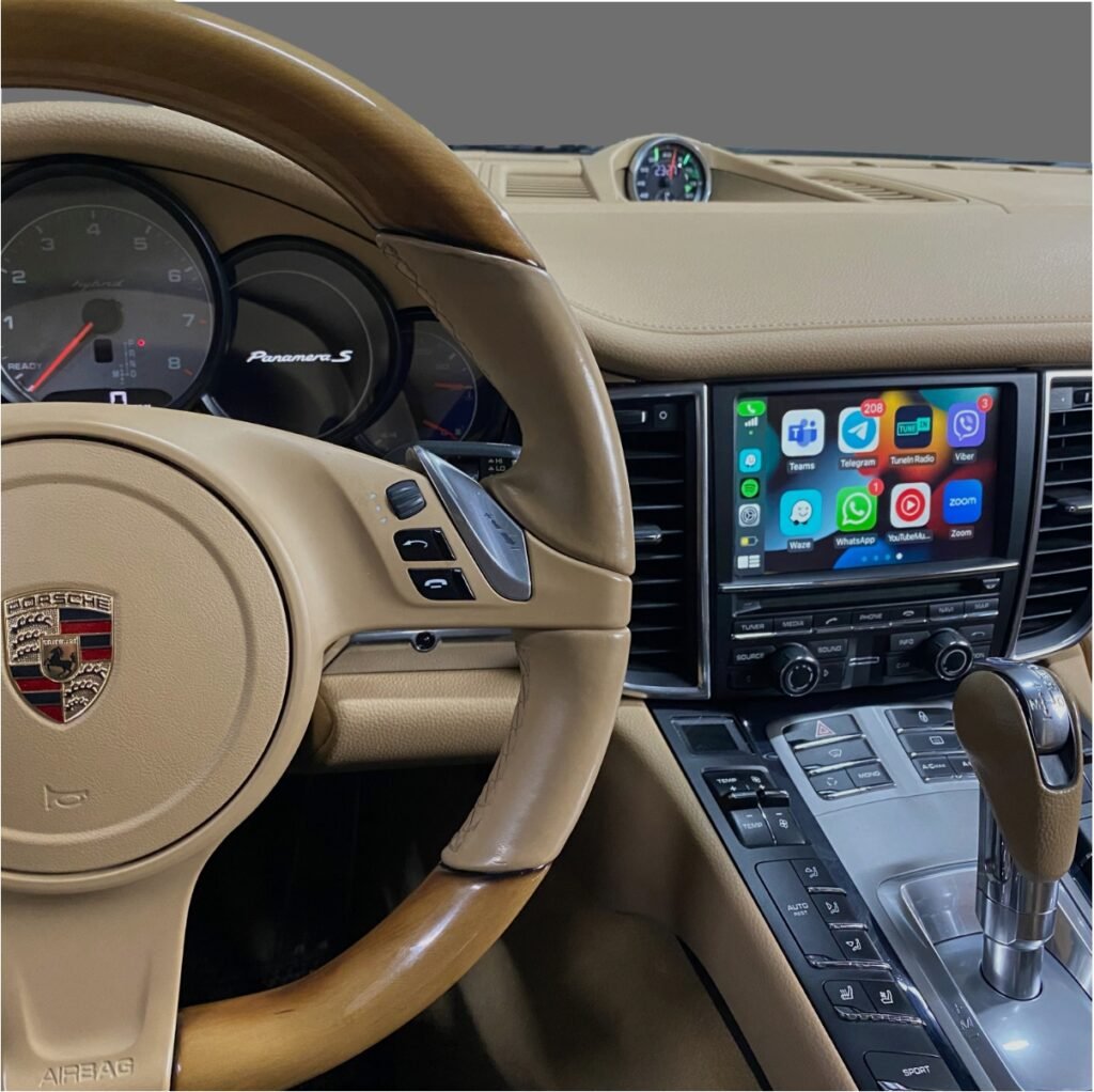 Porsche PCM 3.0/3.1 Apple Carplay Android Auto Integration with Optical